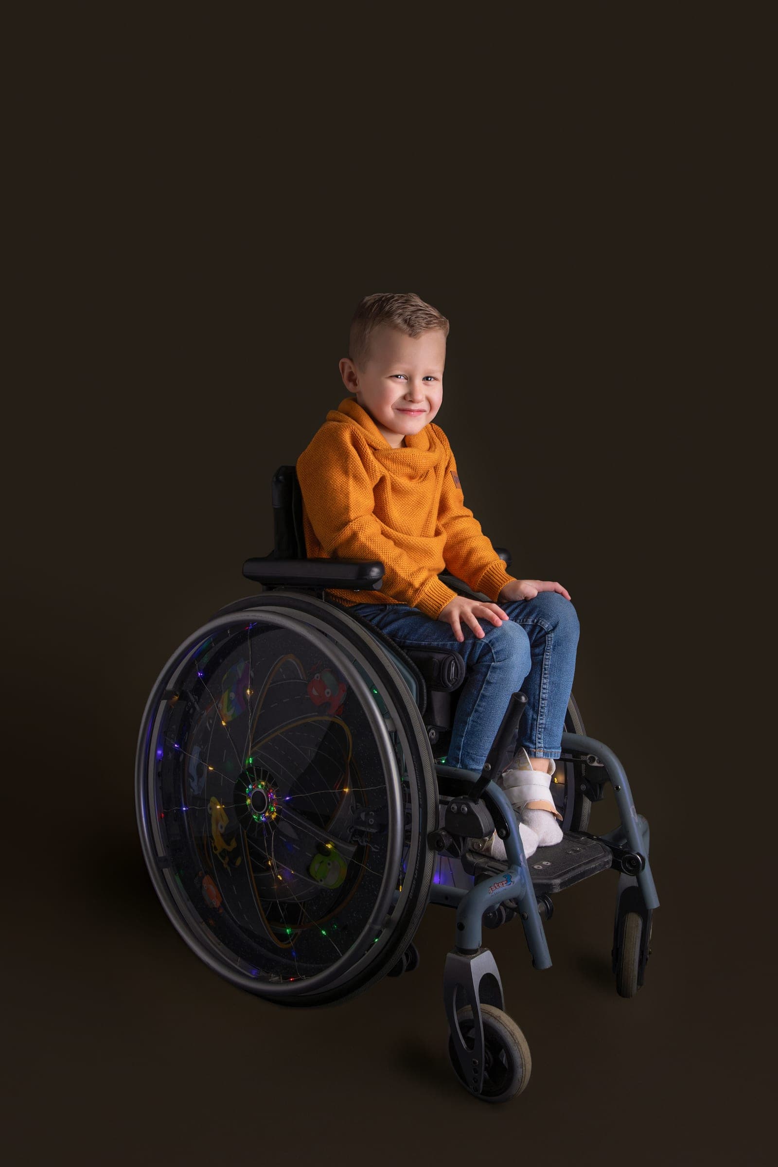 Fine art kinderportret met een rustige, ernstige blik